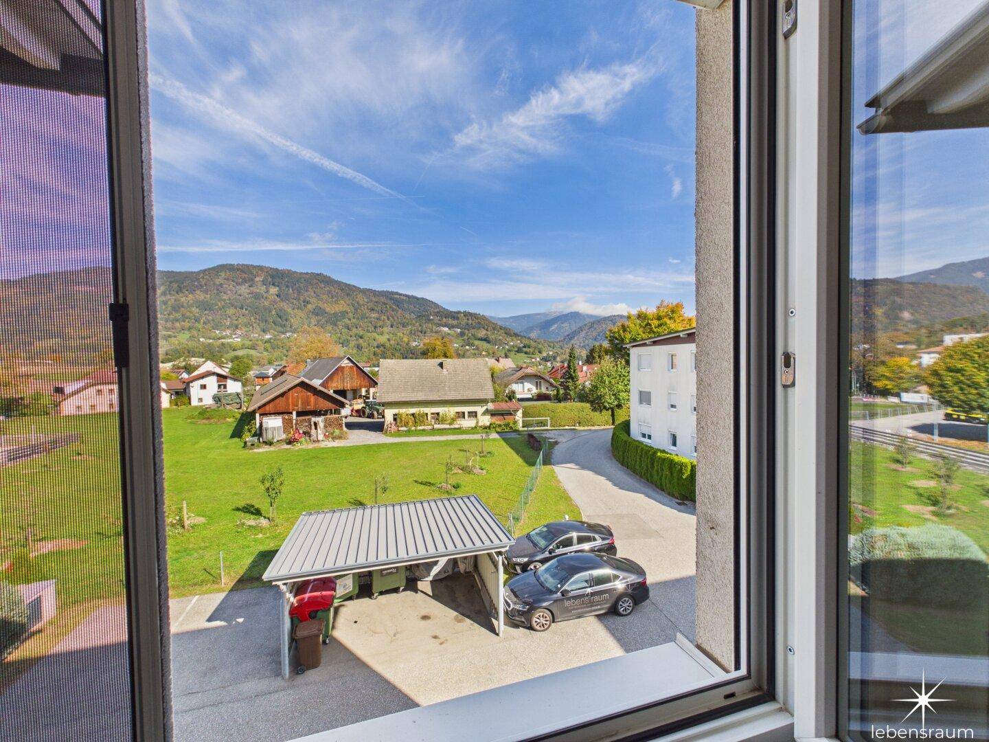 Blick vom Kinderzimmer aus