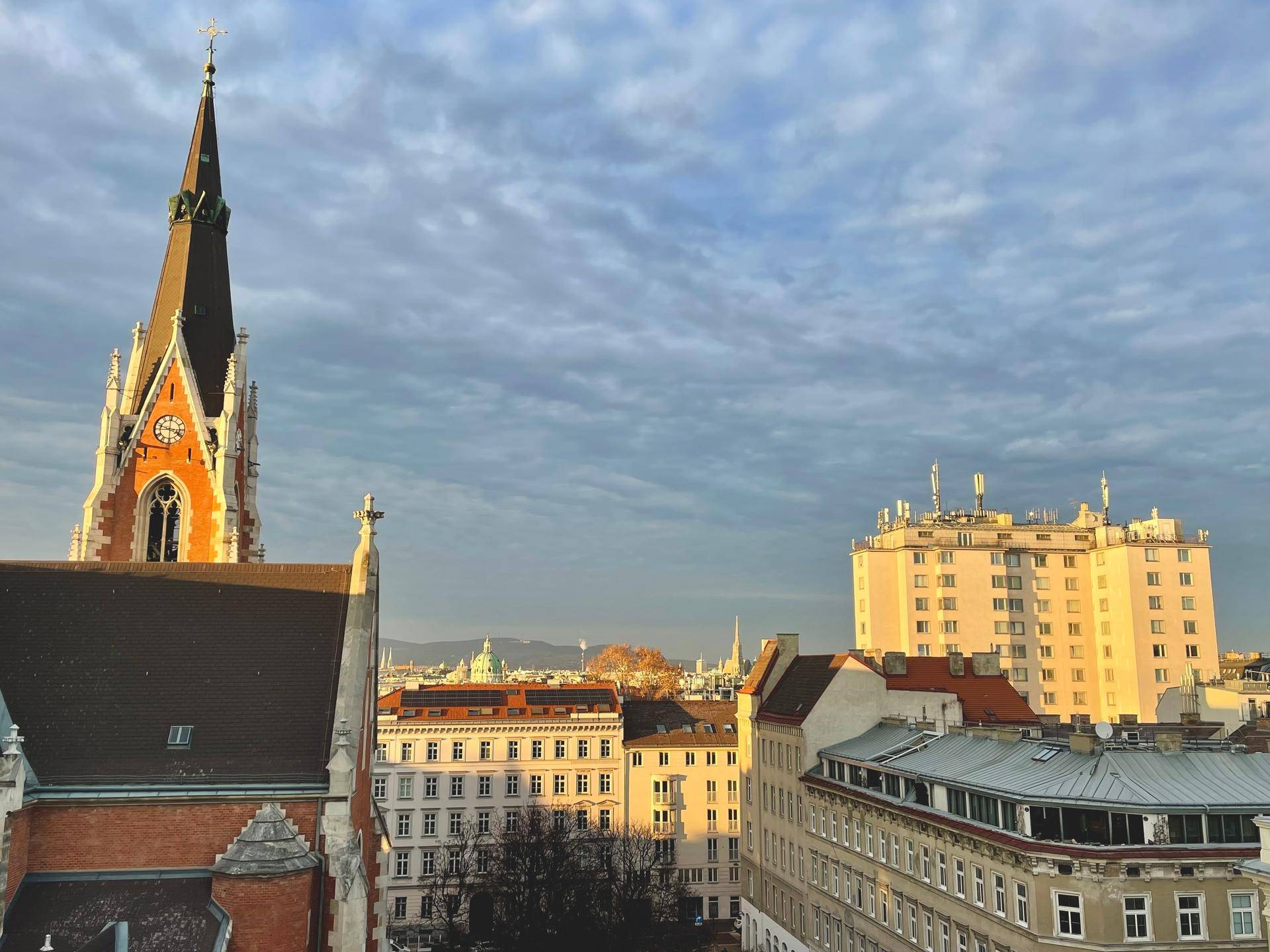 Aussicht Terrasse ostseitig obere Ebene Winter