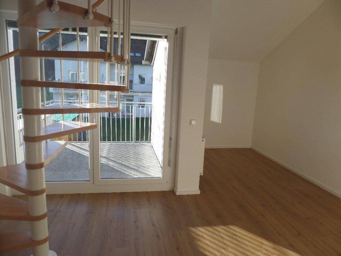 Blick zur Dachterrasse