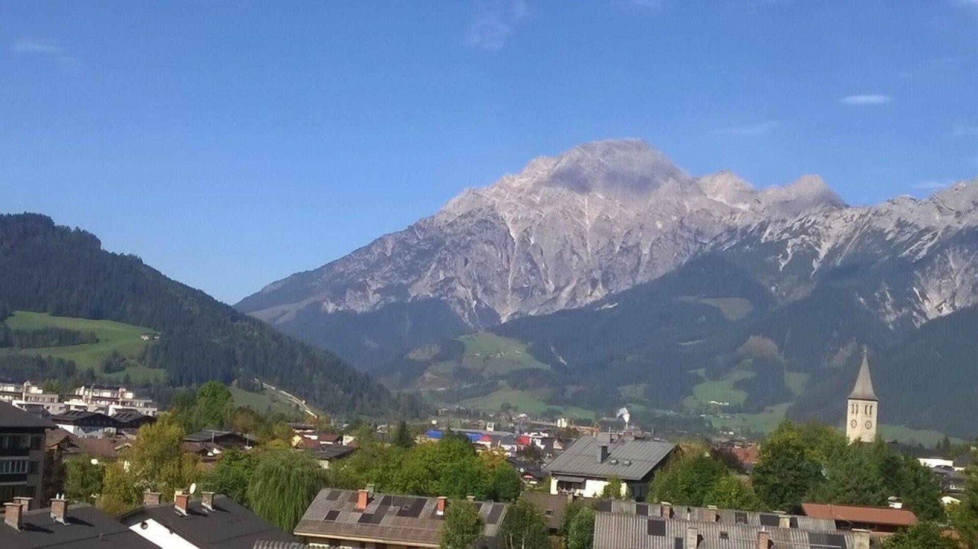 Sonnenlage über Saalfelden