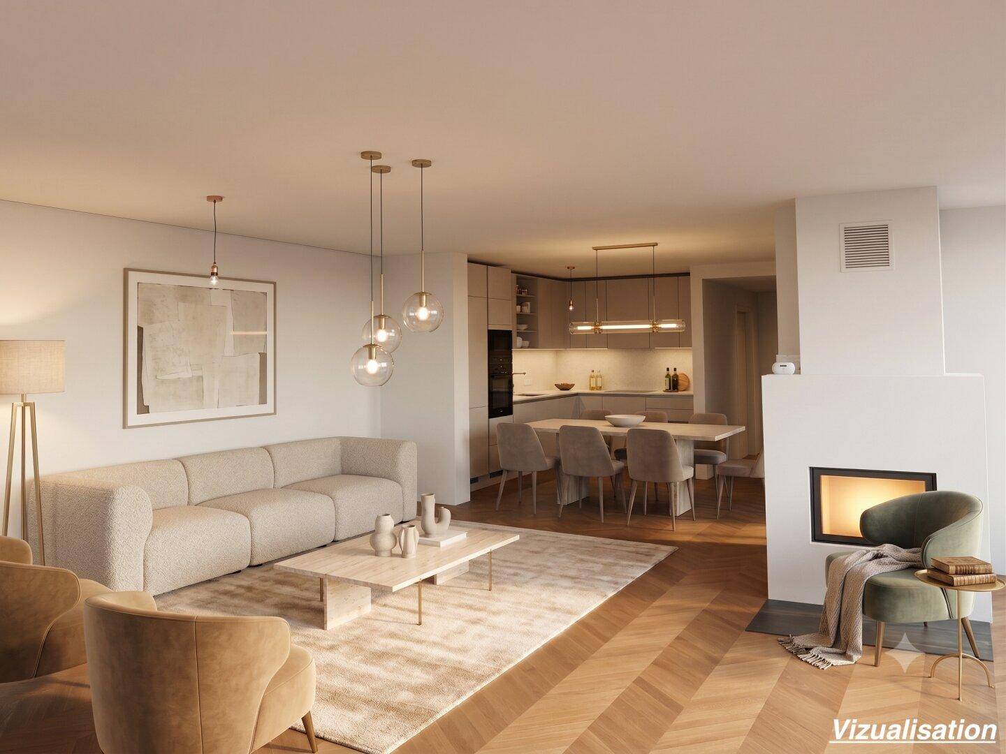 Exklusive DG-Wohnung, 3 Zimmer, 157,90 m², mit privater Terrasse — Erstbezug in Wien Innere Stadt - Ansicht 3