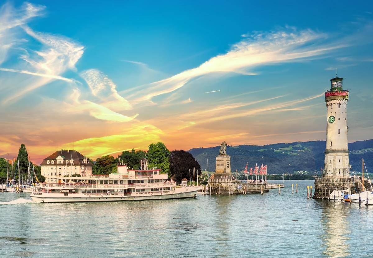 Hafeneinfahrt Lindau am Bodensee