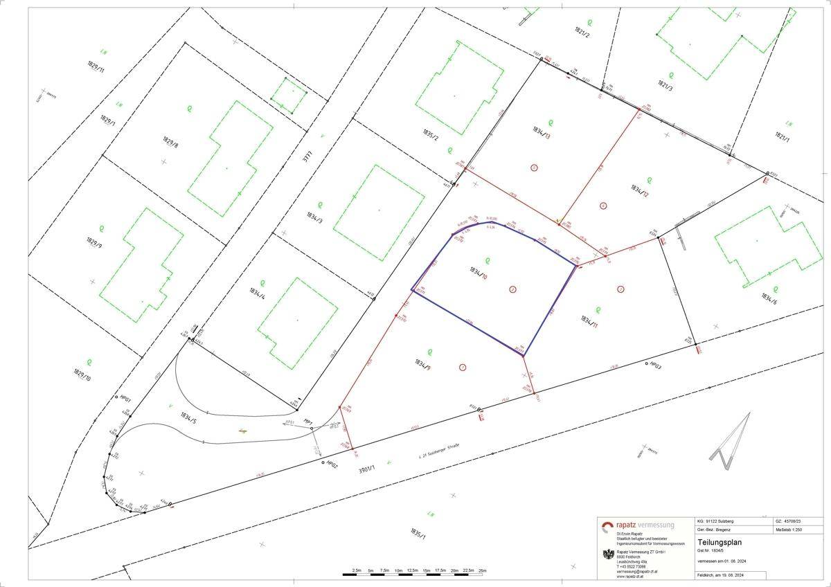 Vermessung GST 1834/10