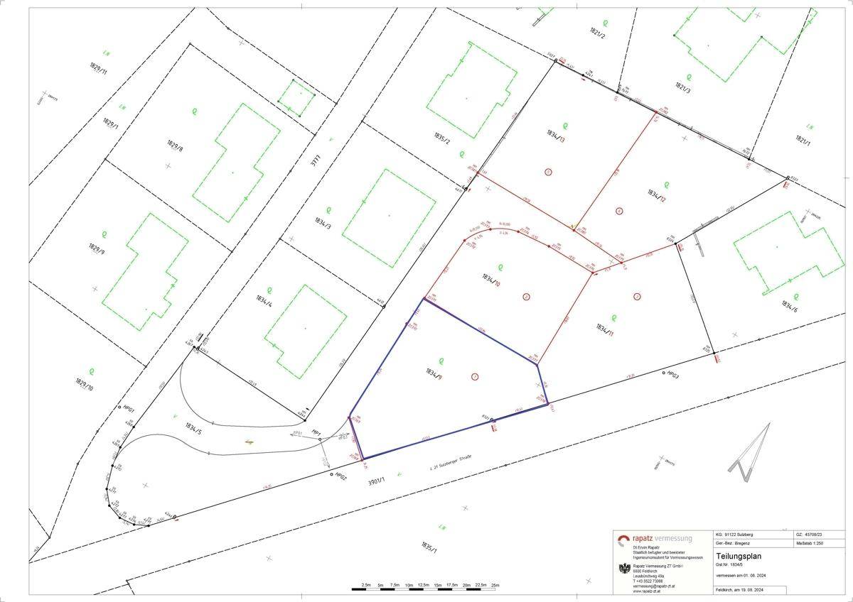 Vermessung GST 1834/9