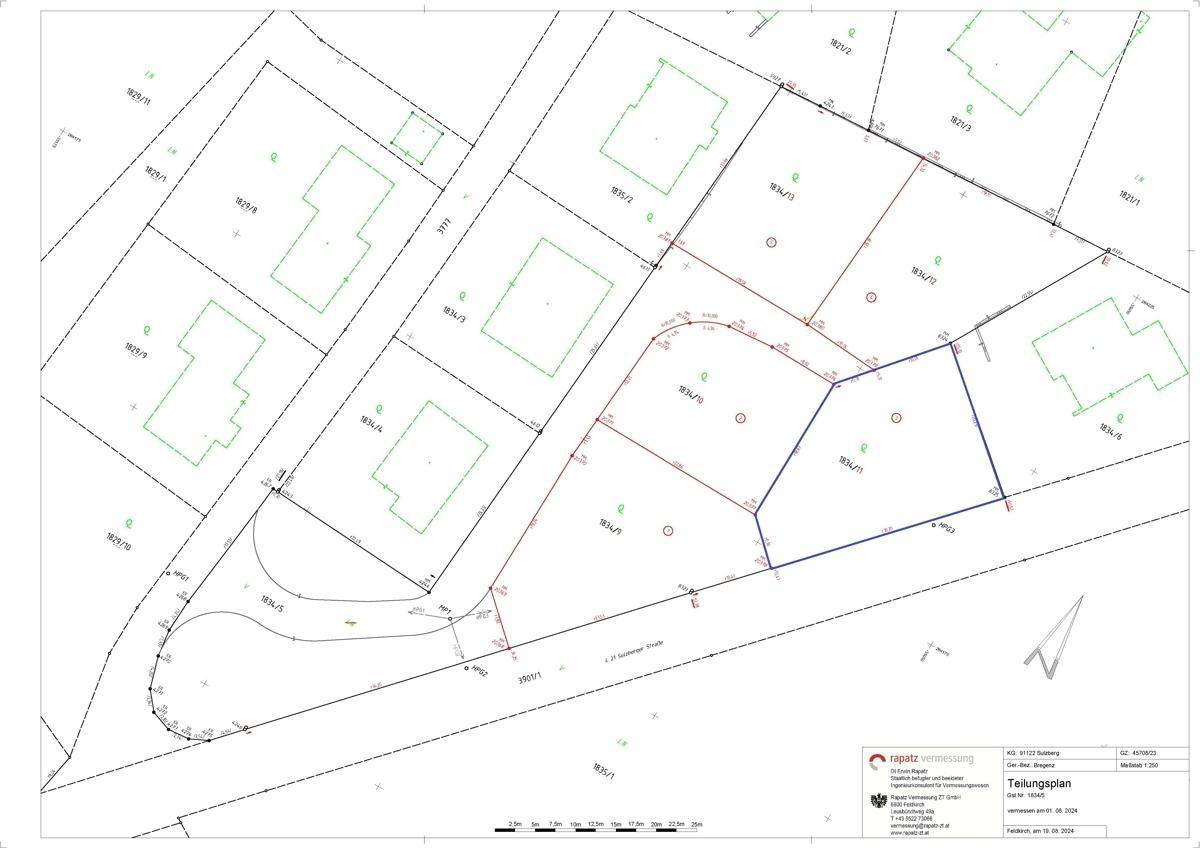 Vermessung GST 1834/11