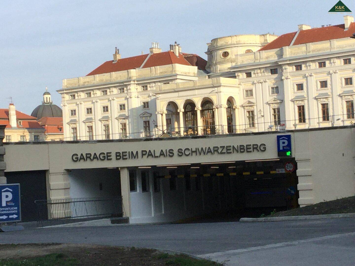 Parkgarage für Kunden in der Nähe