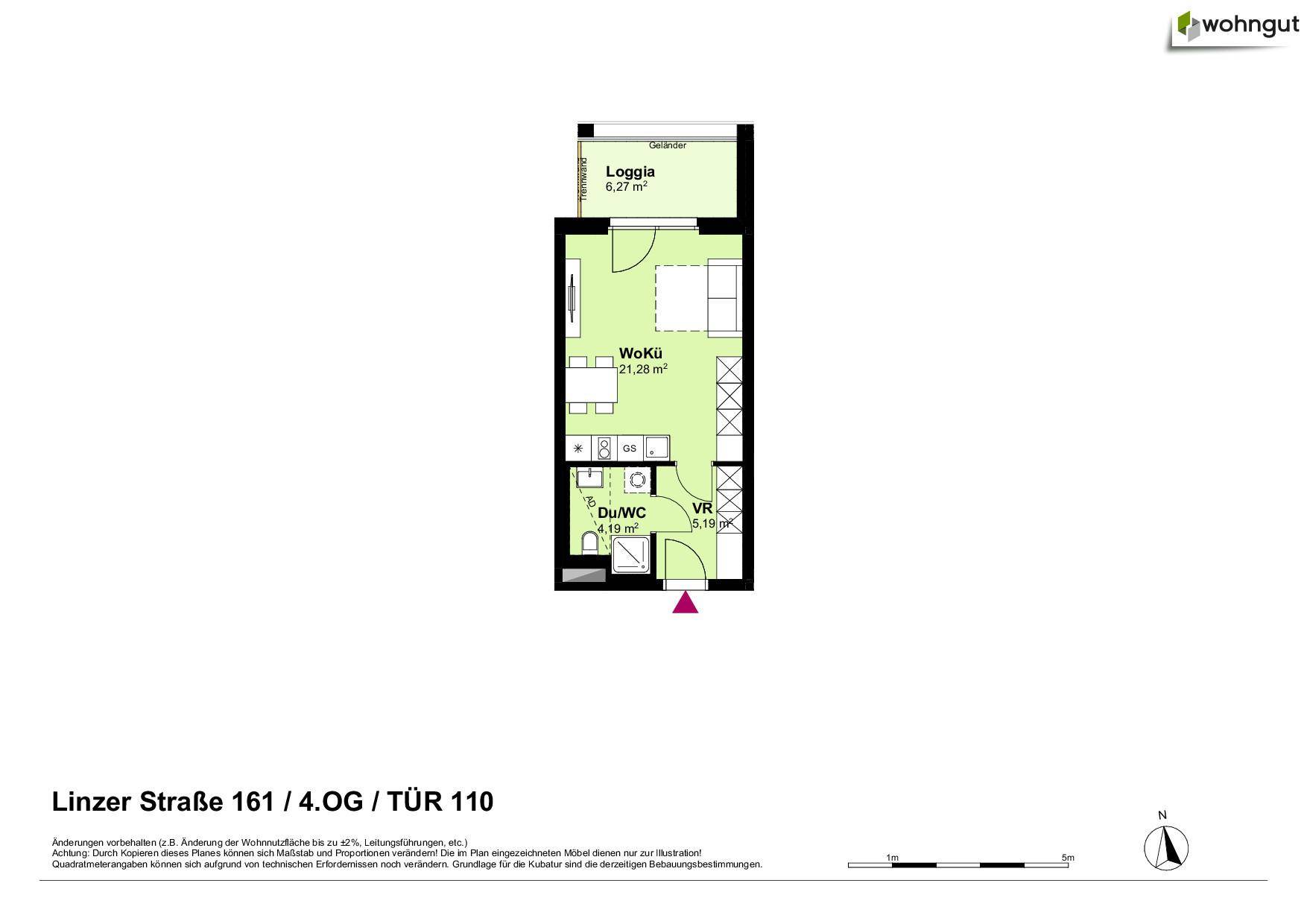 Wohnungsplan 14LIN161_110_NBB