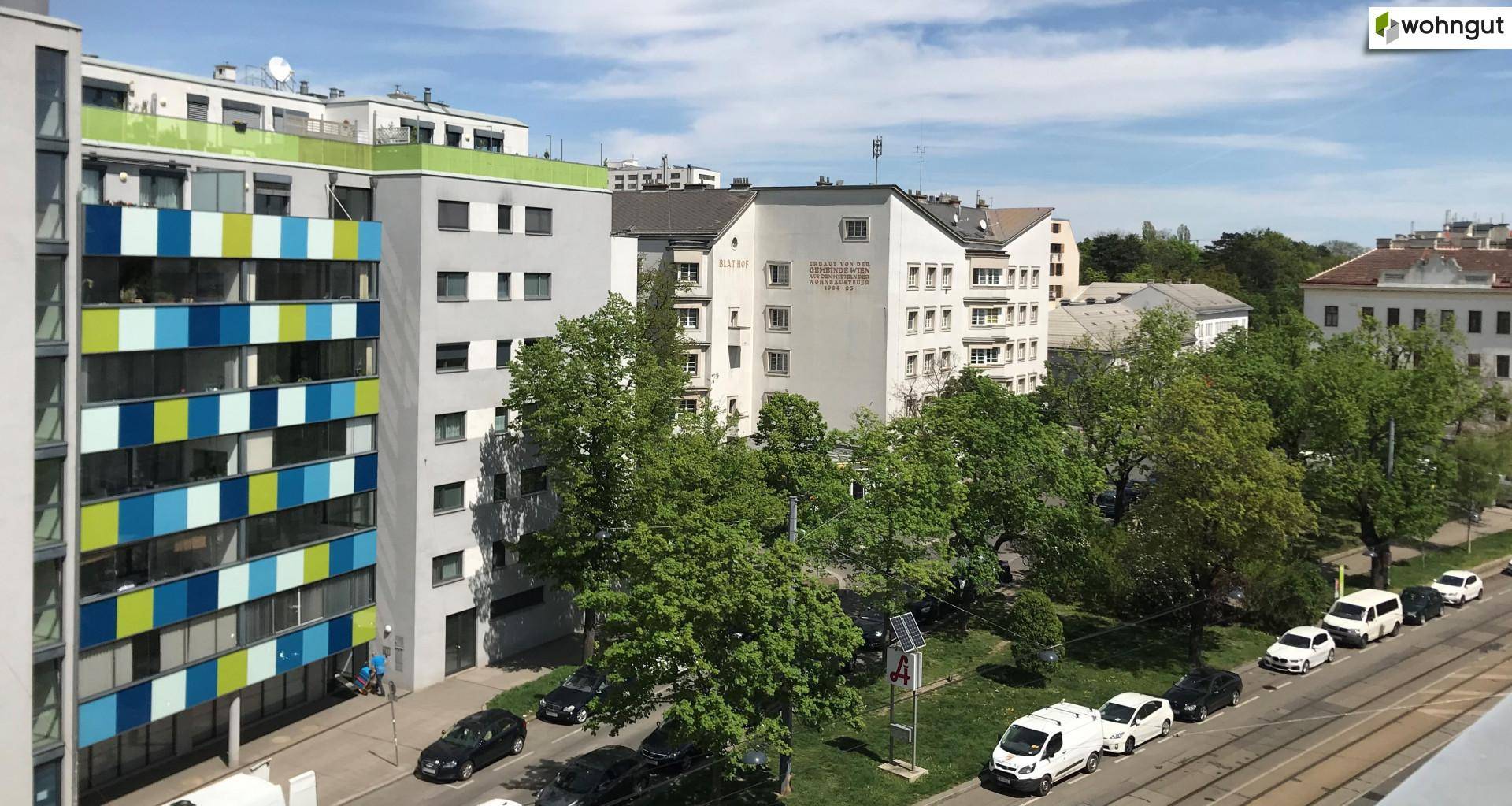 Blick zur Linzer Straße / Norden