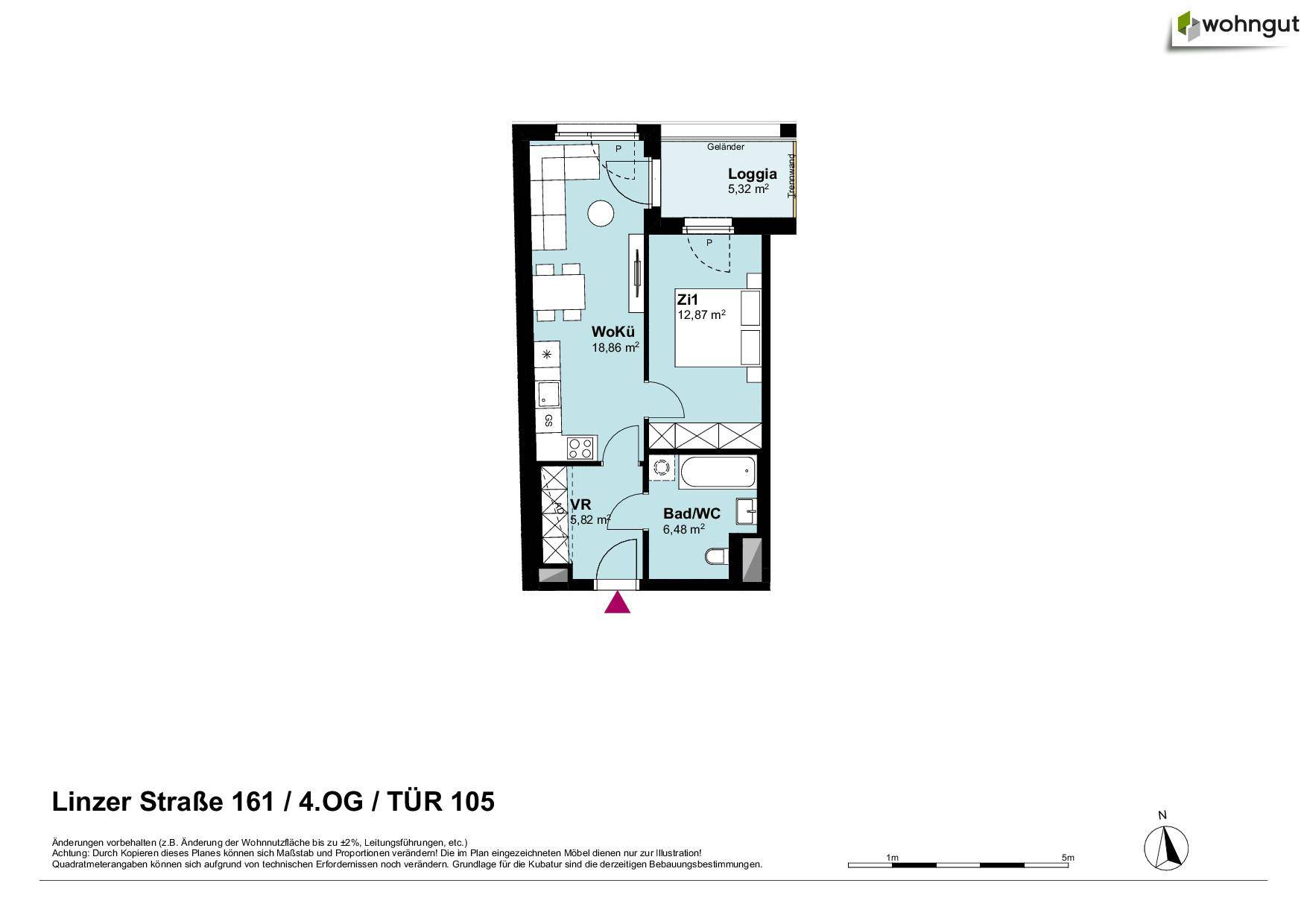 Wohnungsplan 14LIN161_105_NBB