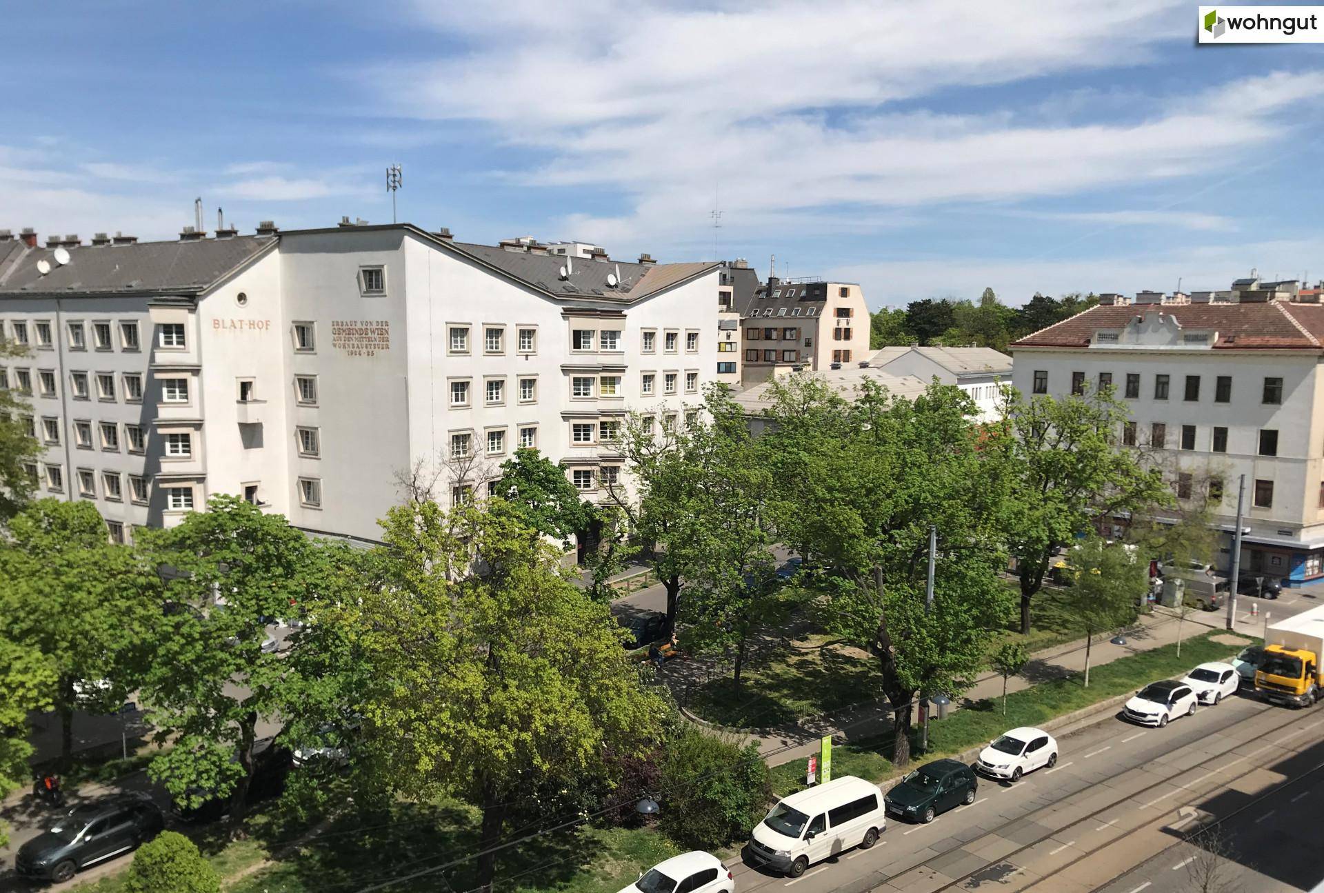 Blich Richtung Linzer Straße / Norden