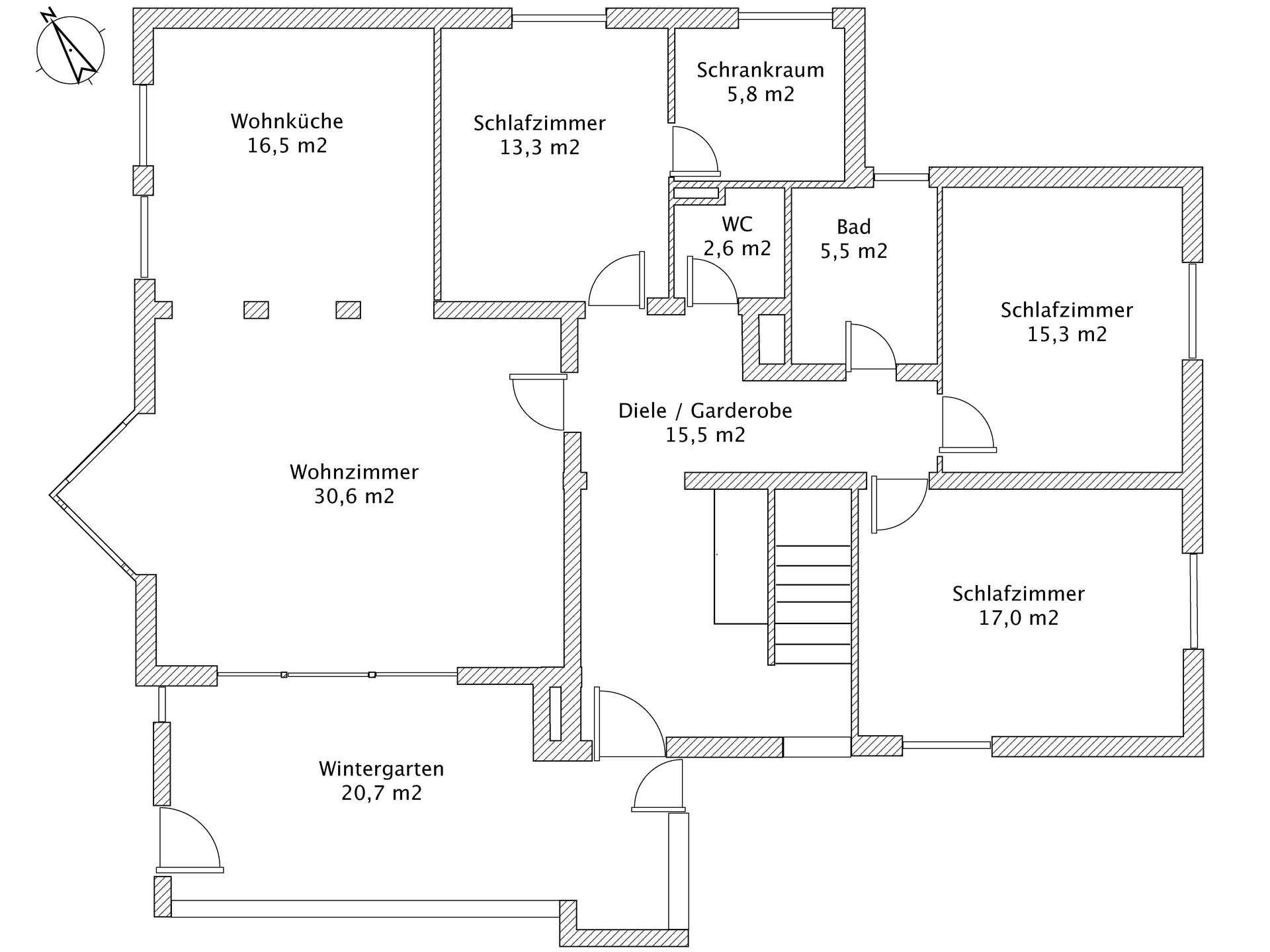 Grundriss EG Planvariante