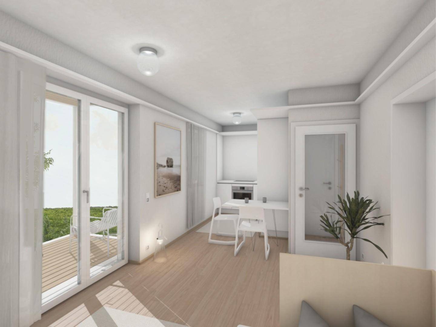 provisionsfrei - Erstbezug - wunderschöne Gartenwohnung, offener Grundriss - inkl. Wohnküche - Mehr