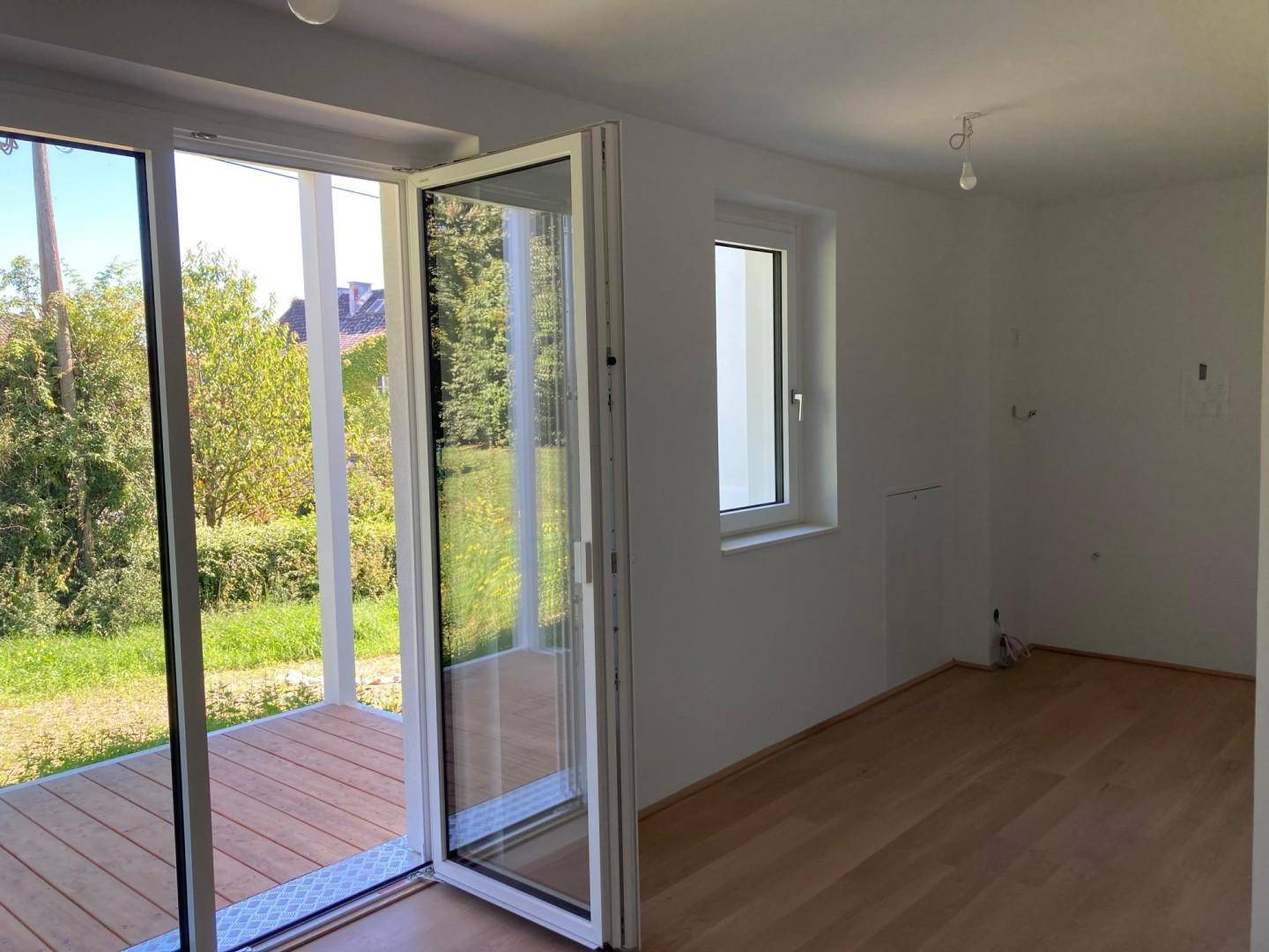 provisionsfrei - Erstbezug - wunderschöne Gartenwohnung, offener Grundriss - inkl. Wohnküche - Ansicht 2