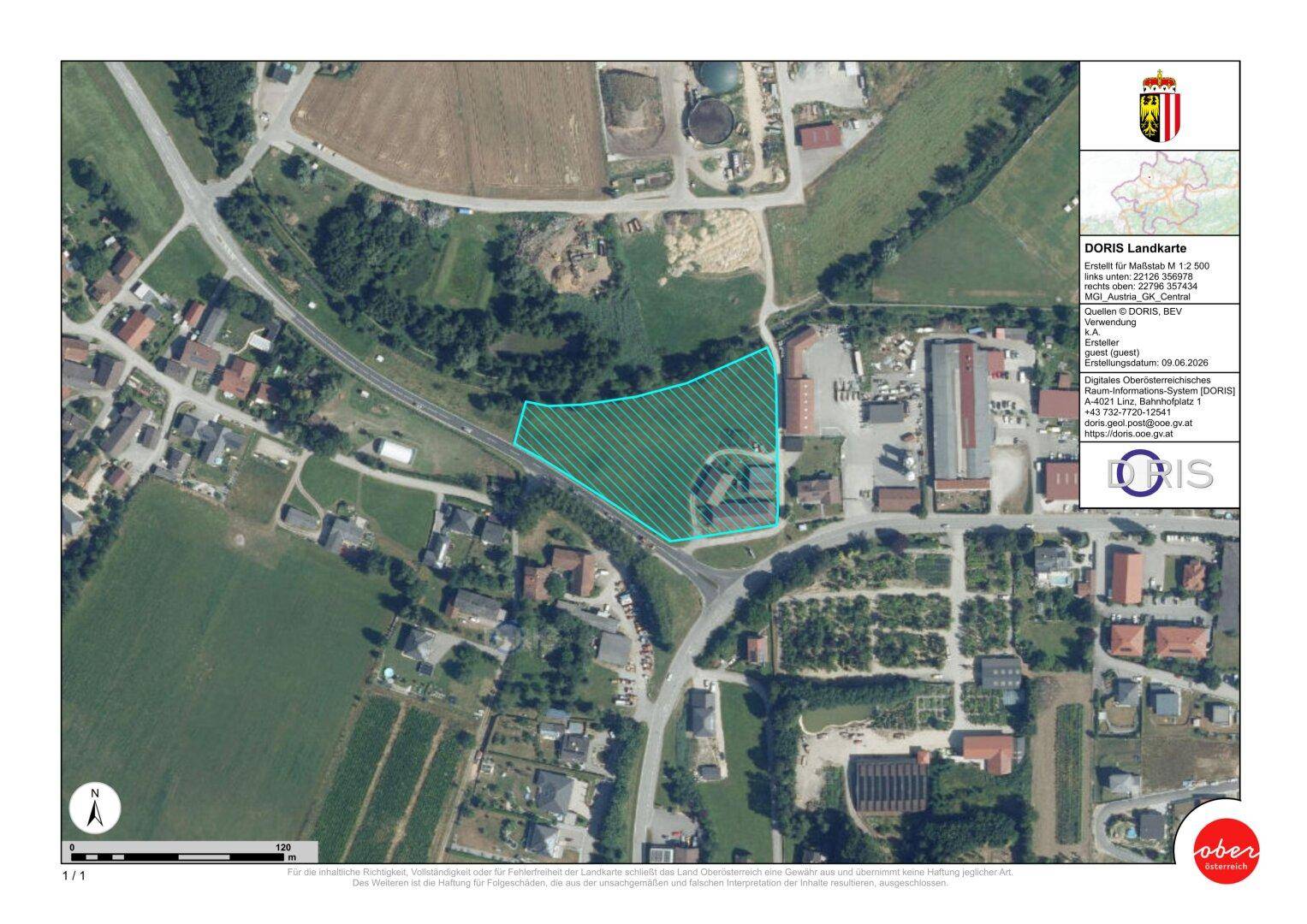 Großzügiges Gewerbegrundstück mit Entwicklungspotenzial in Brünning bei Raab - Ansicht 5