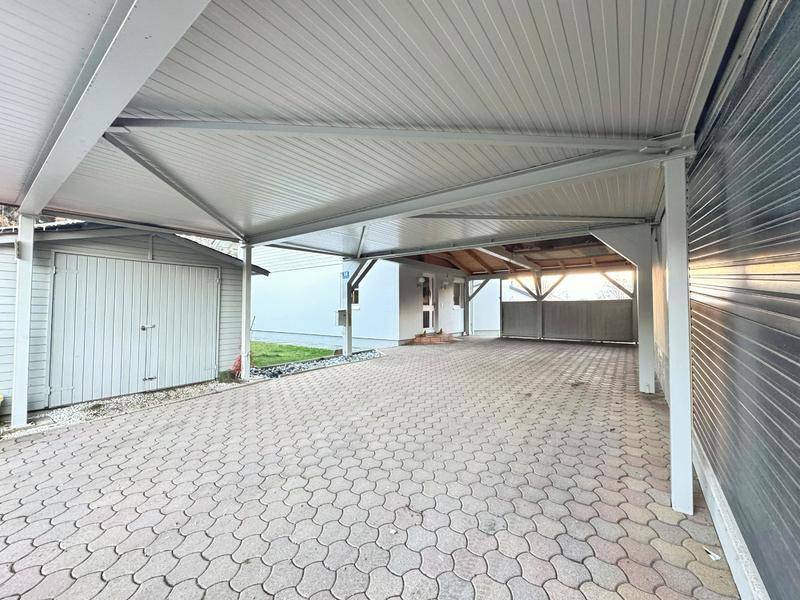 Carport Gartenhütte