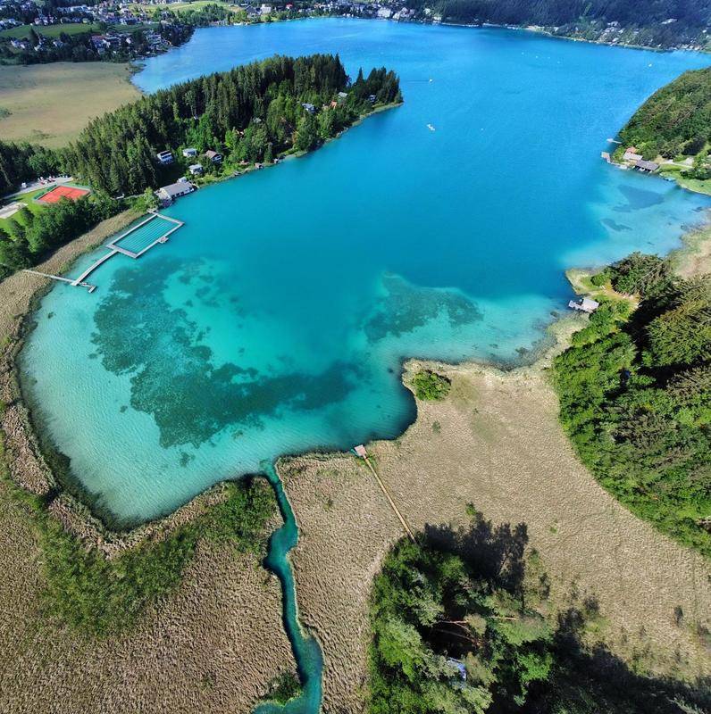 Image Bild Faaker See See Mäander