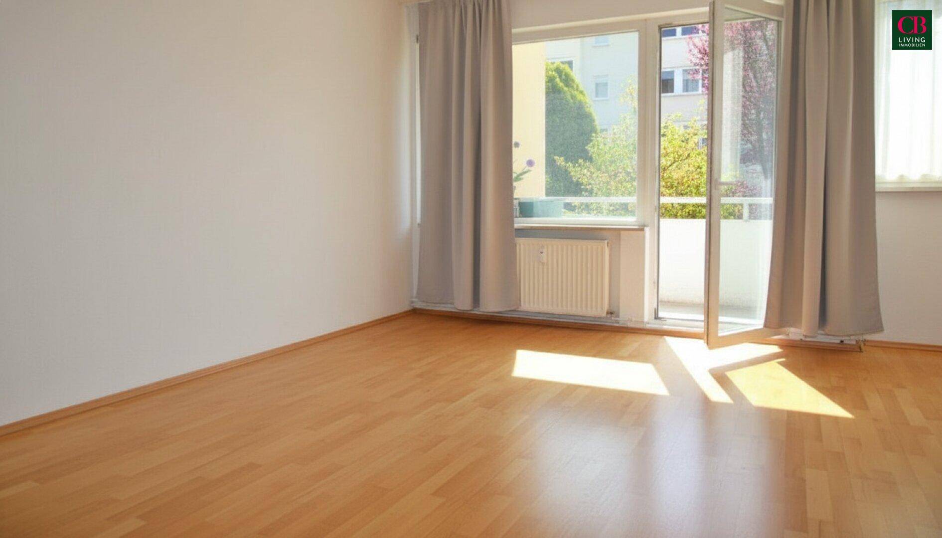 Sonnige 3- Zimmerwohnung mit Loggia in zentraler Grünruhelage - Widok 2