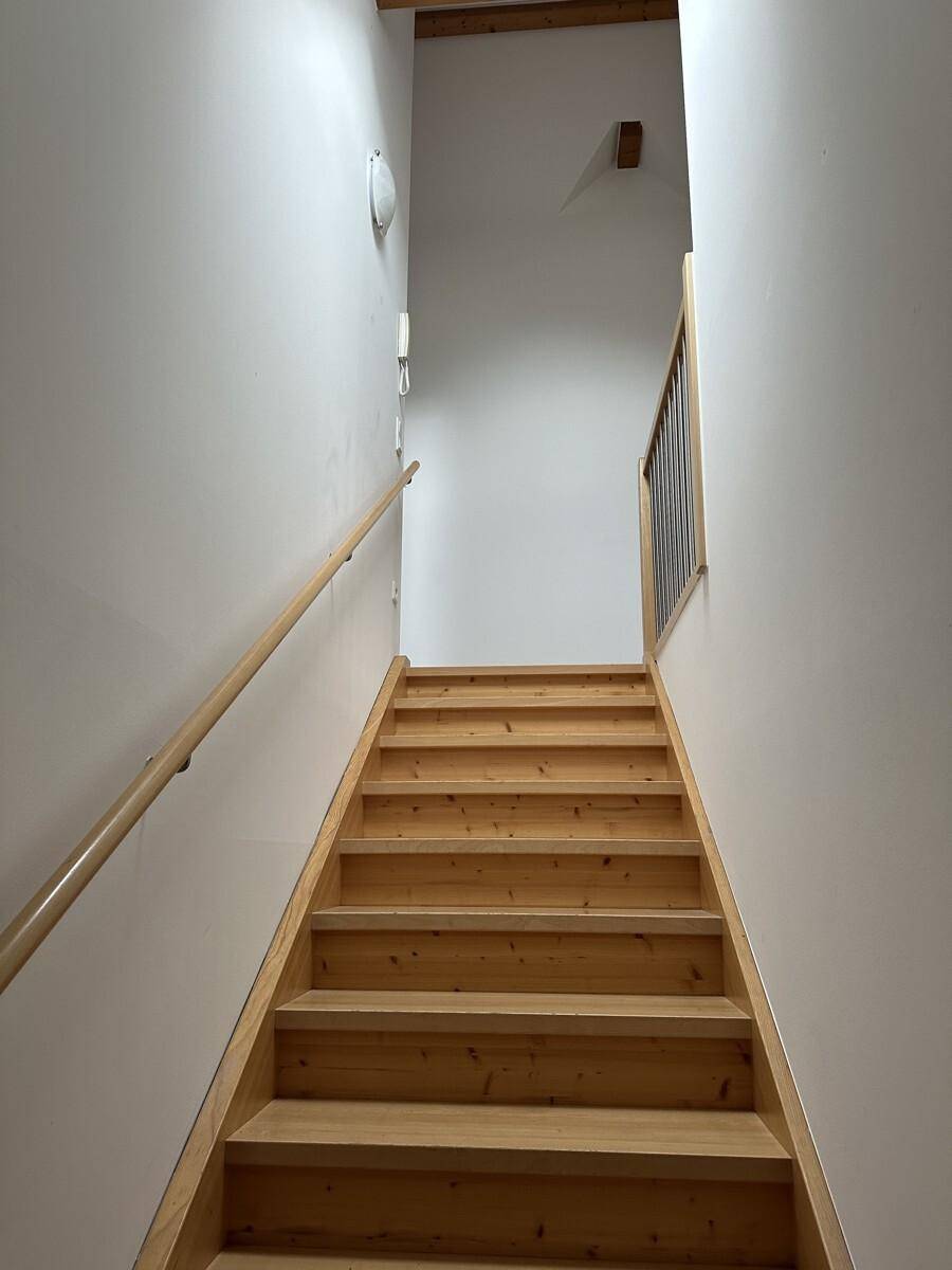 Stiegenaufgang bei der Wohnung