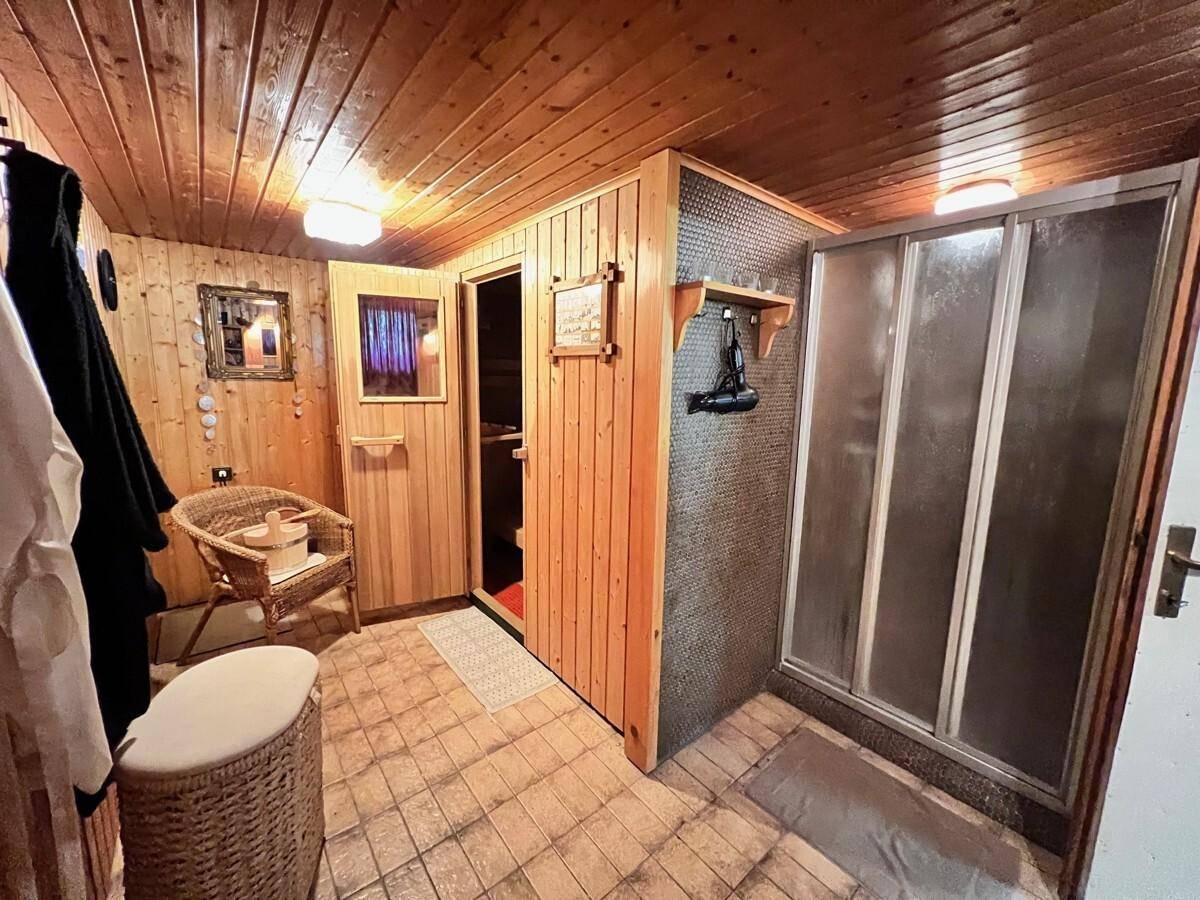 Sauna im Untergeschoß