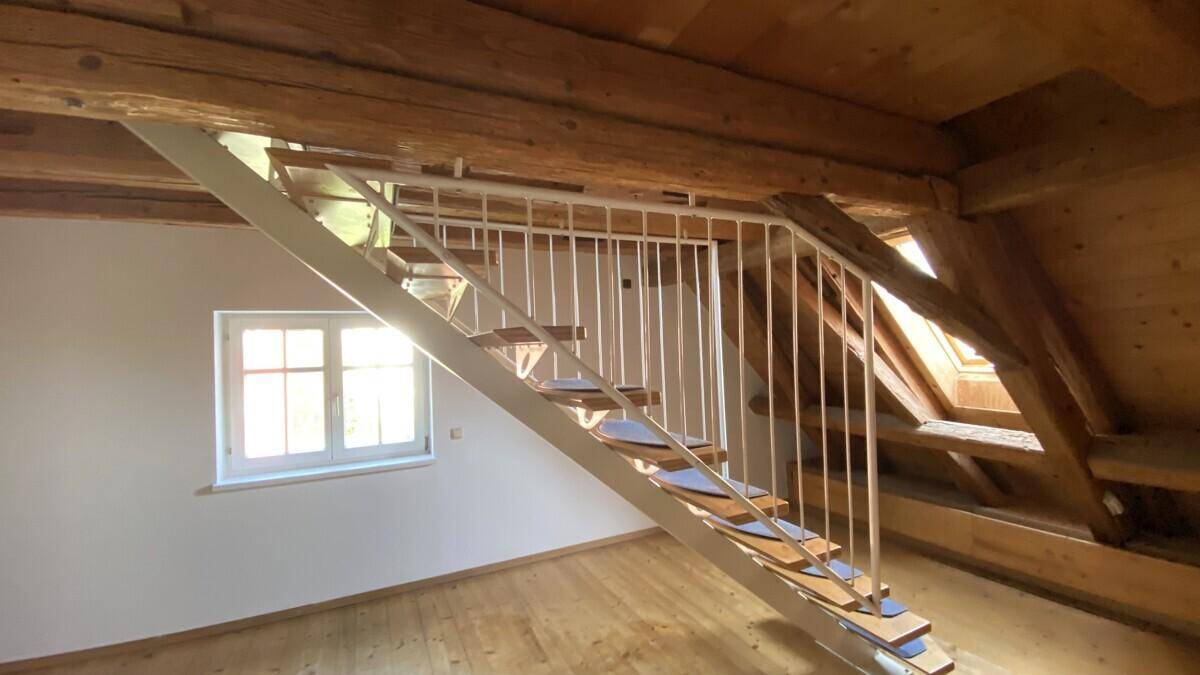 Stiege zum Schlafzimmer