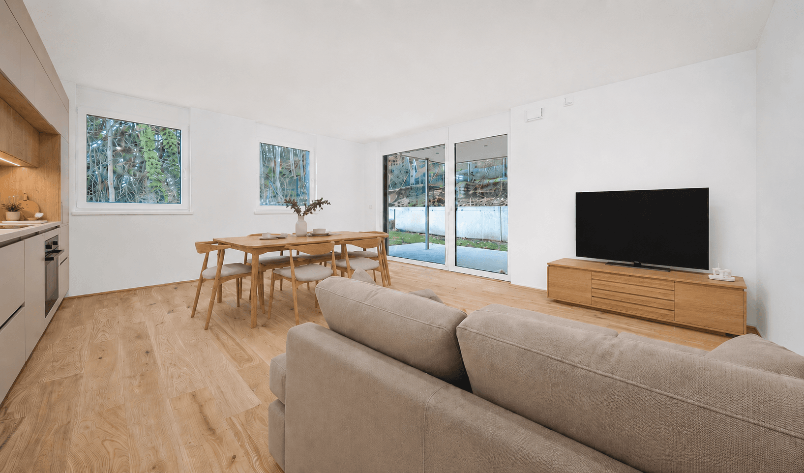 ERSTBEZUG: Idyllische 3-Zimmer-Terrassen-Gartenwohnung - Ansicht 4