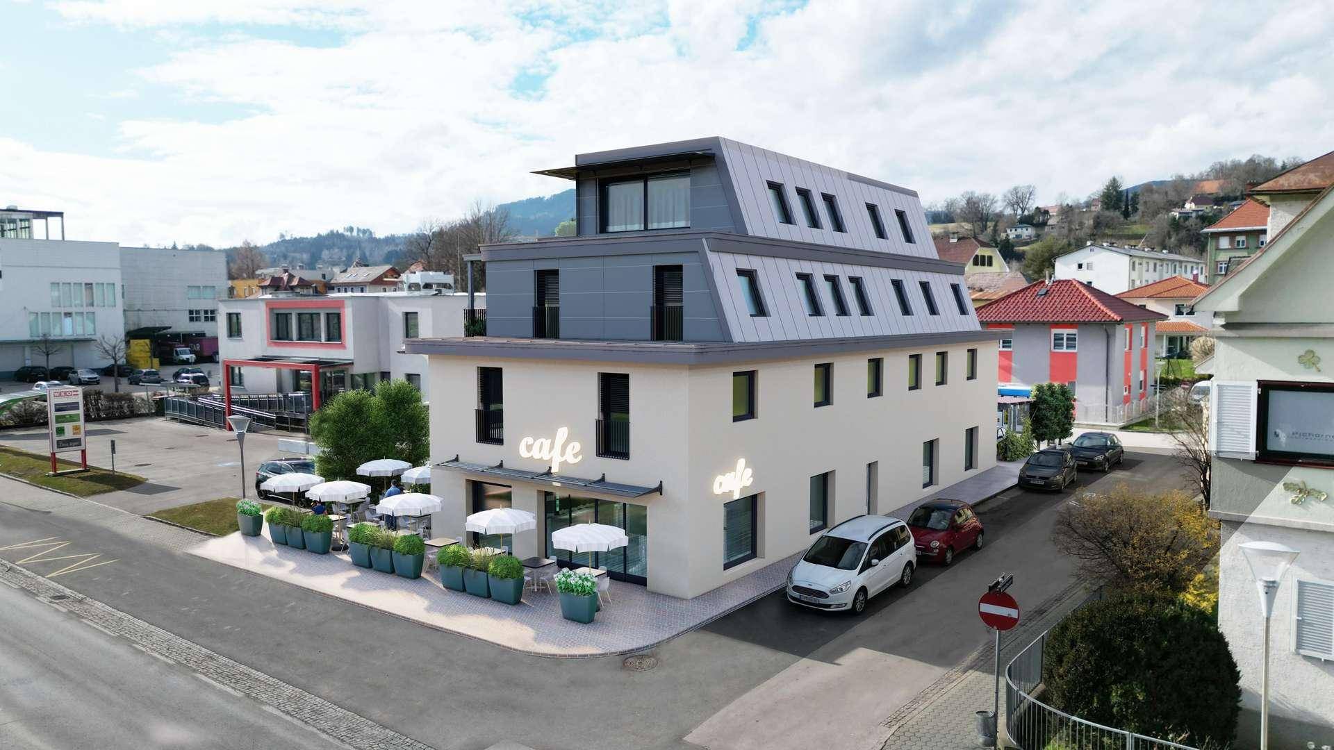 CUBE Wohnprojekt St. Veit Ansicht Südost