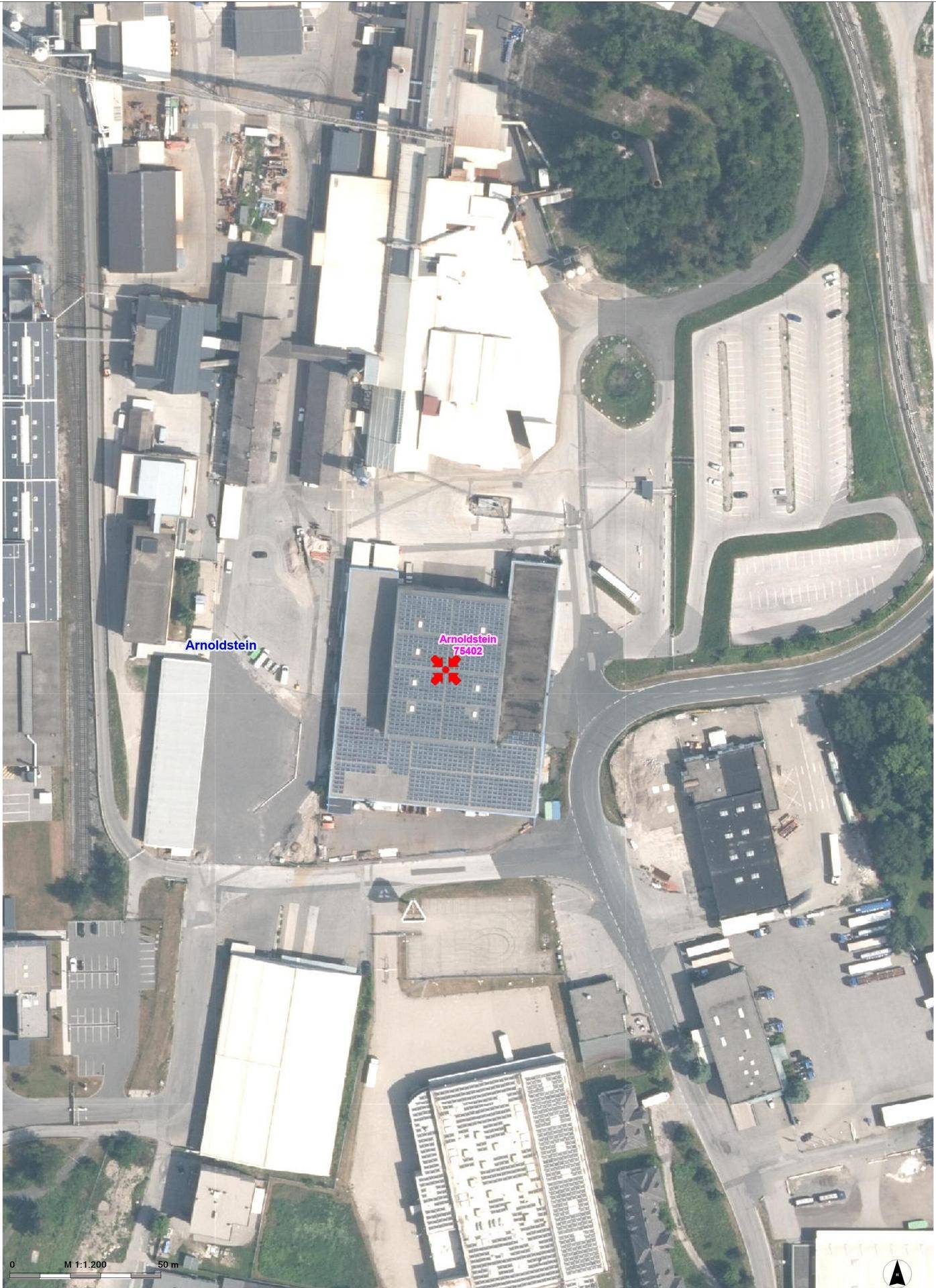 Lage Standort im Industriegebiet