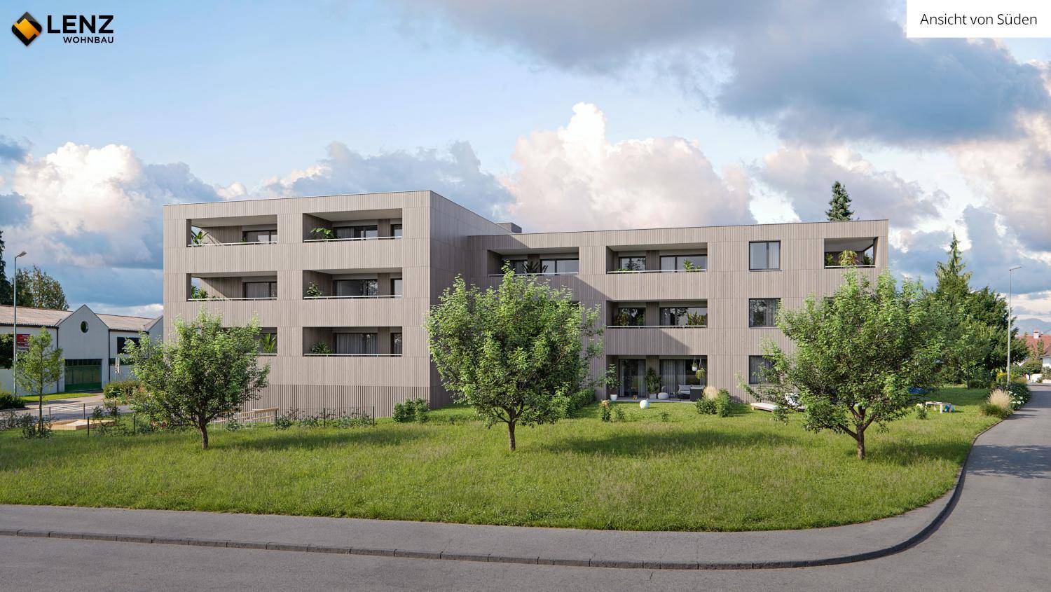 Ansicht von Süden