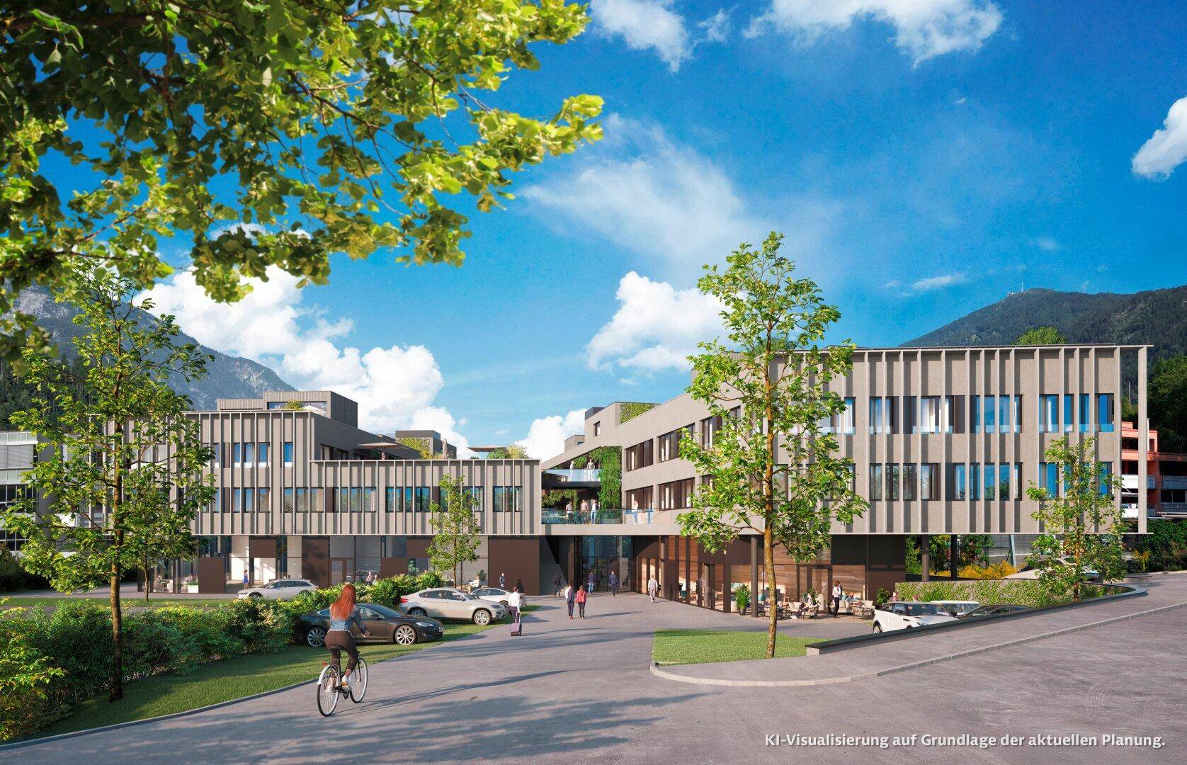 atrium3 Landeck – moderne Praxisflächen, Büroflächen und Gewerbeflächen in Zentrumslage