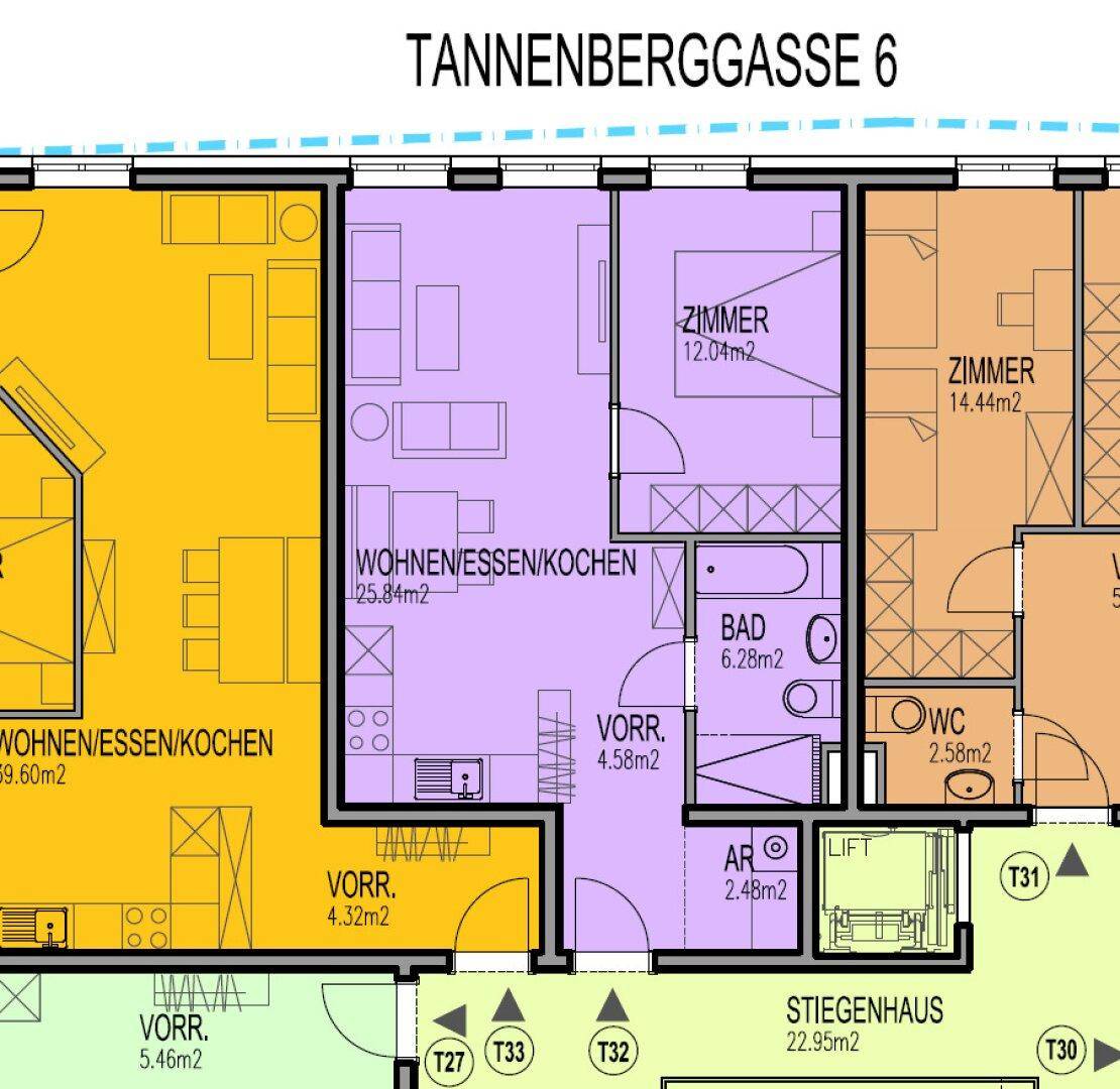 Grundriss Top 32