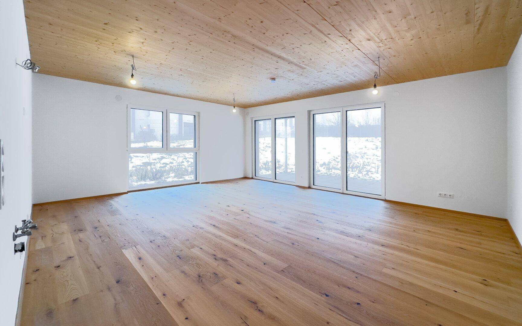 NEUER PREIS - Moderne 2-Zimmer-Garten-Wohnung in Holzbauweise - ERSTBEZUG - Haus 3 - Top 2 - 240 m² Garten - Ansicht 4