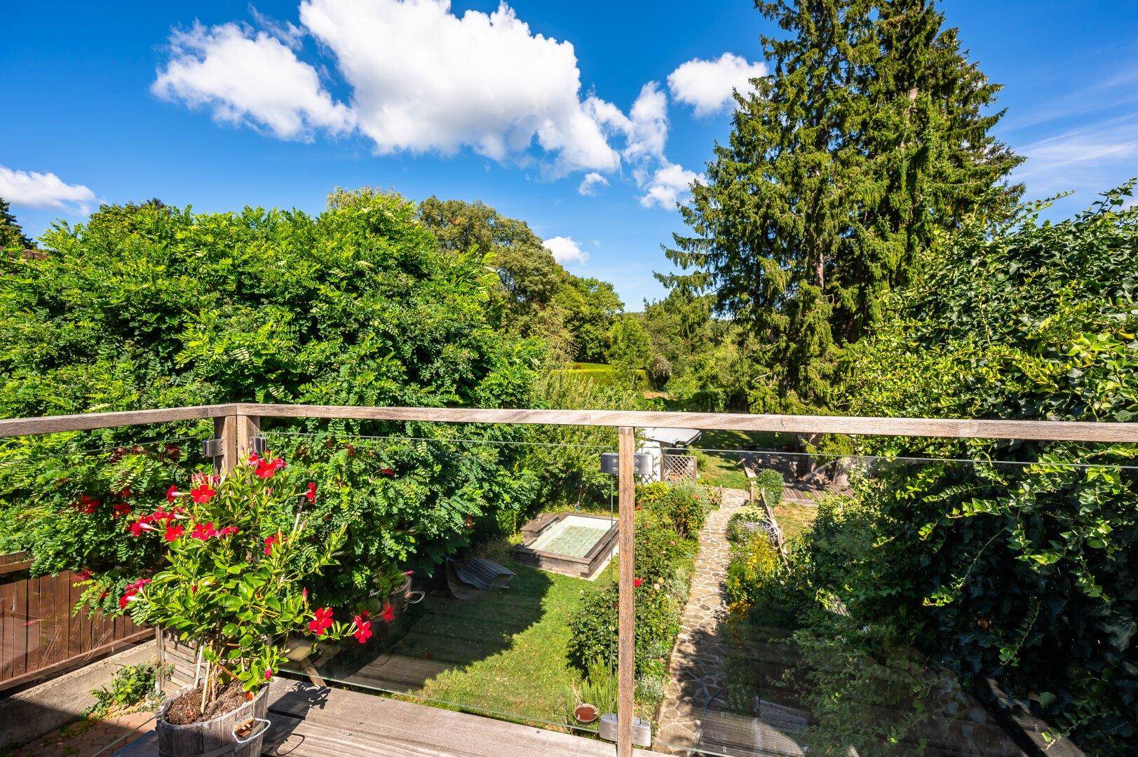 Blick von der Terrasse