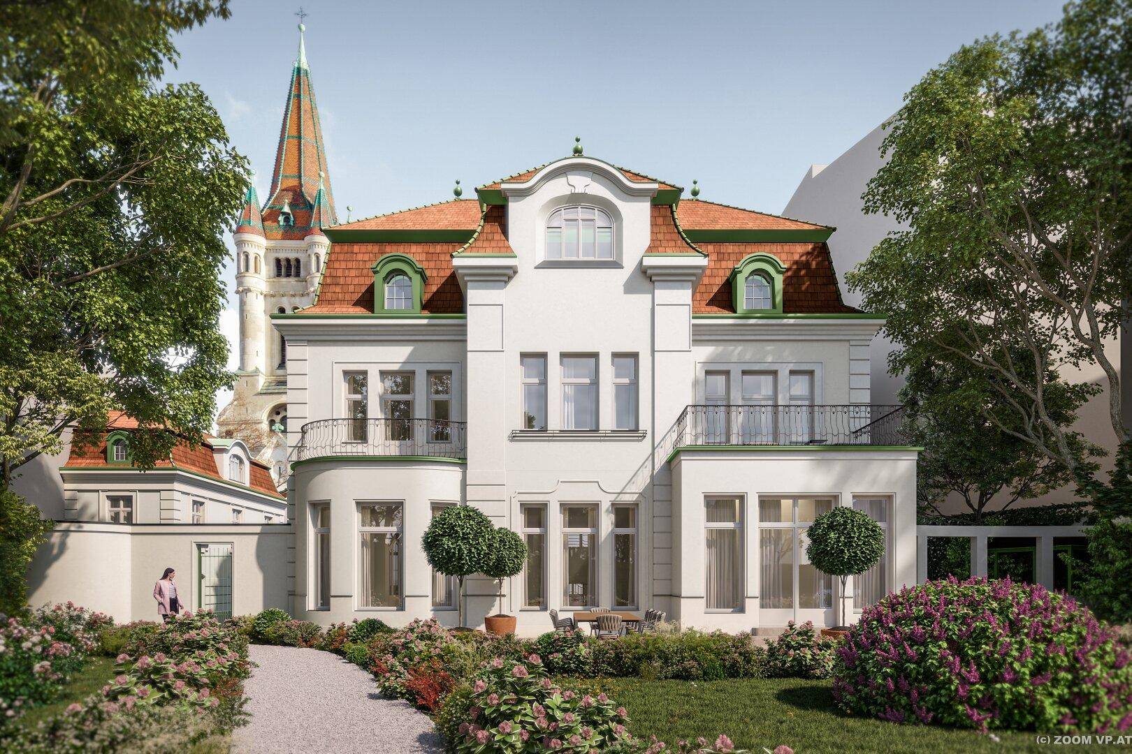 Einzigartige Stadtvilla in Toplage, Nähe Rochus Markt