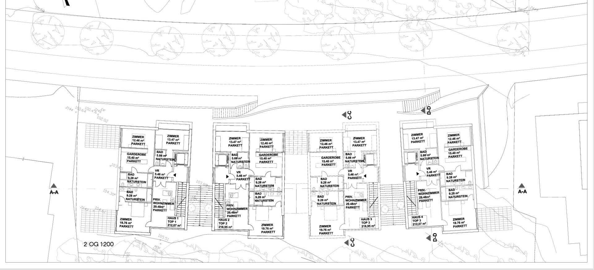 Einzigartiges Grundstück mit baugenehmigten Projekt zum Bau von 12 Luxus-Wohnungen - Ansicht 5