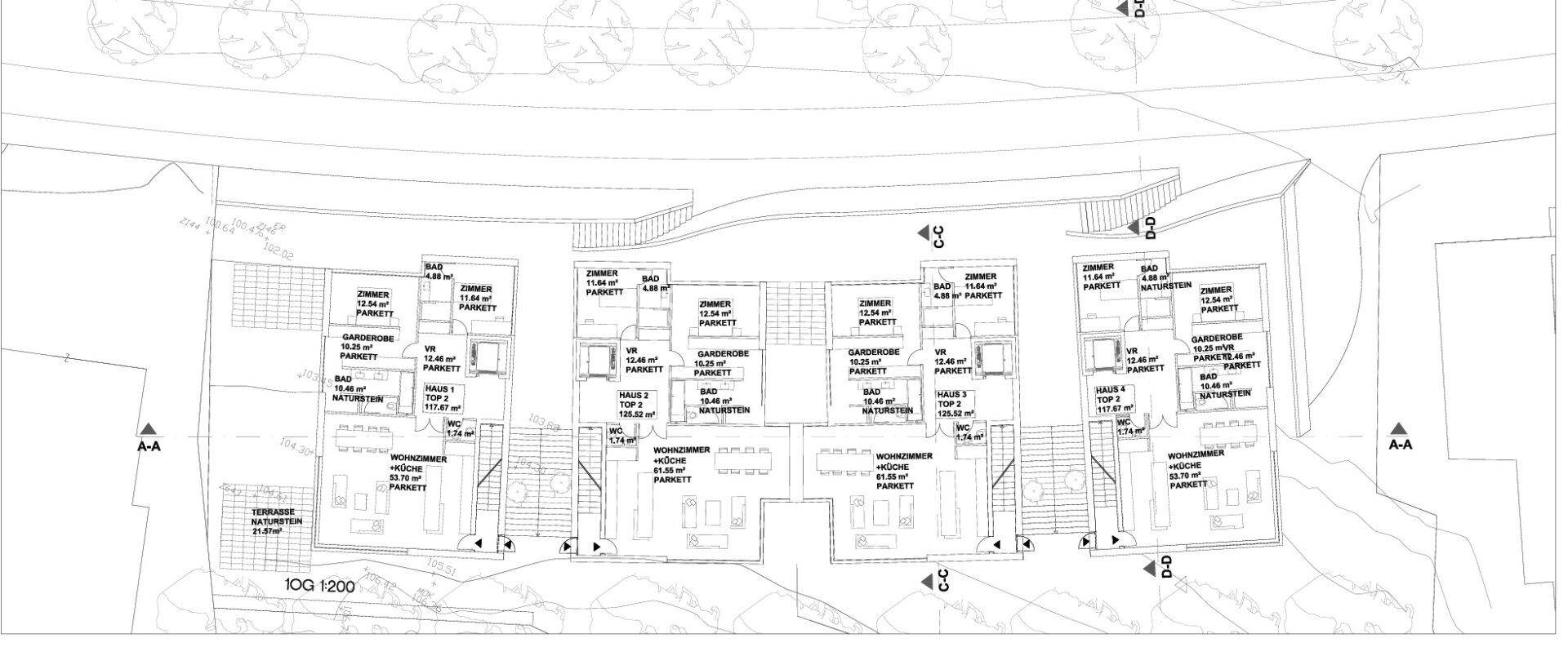Einzigartiges Grundstück mit baugenehmigten Projekt zum Bau von 12 Luxus-Wohnungen - Ansicht 4