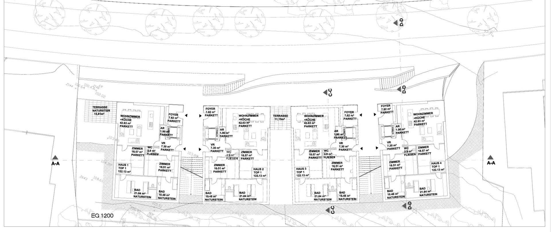 Einzigartiges Grundstück mit baugenehmigten Projekt zum Bau von 12 Luxus-Wohnungen - Ansicht 3