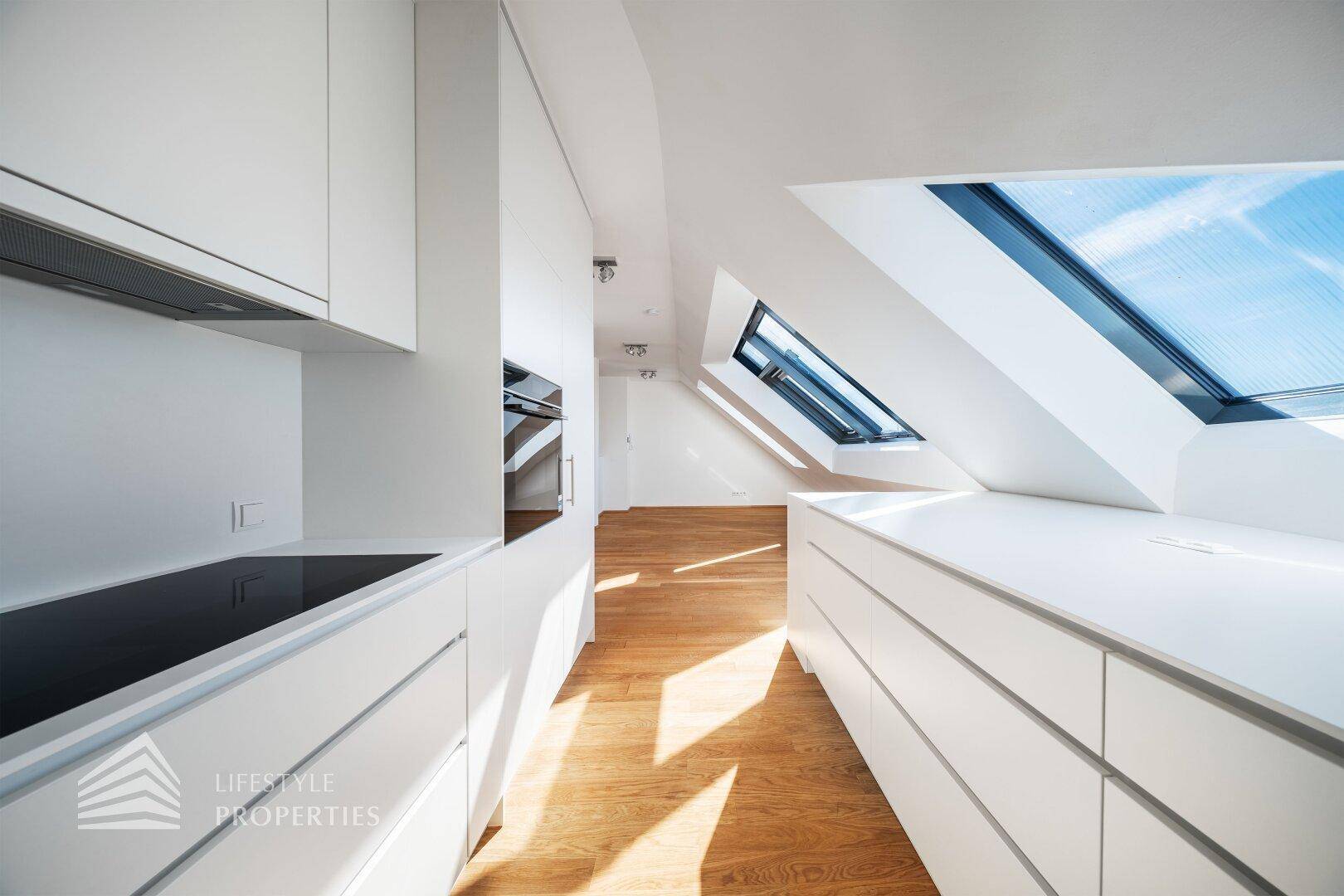 Lichtdurchflutete 4-Zimmer Maisonette-Penthouse Wohnung mit Weitblick und Terrassen! - Ansicht 5