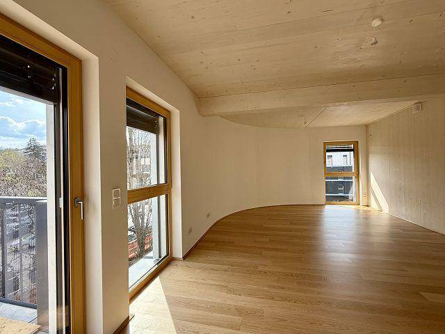 GRÜNE STADTVILLEN - 3 Zimmer mit Balkon und Sichtholz in der Wohnung! | Ruhe - Natur - Holz | Provisionsfrei! - Ansicht 3