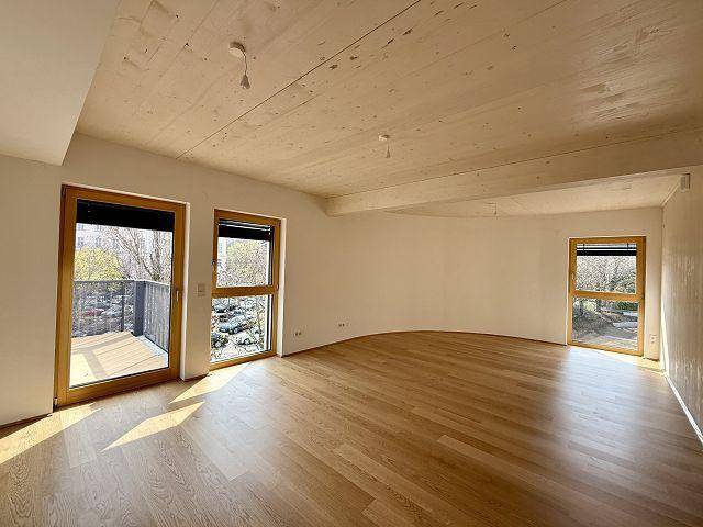 GRÜNE STADTVILLEN - 3 Zimmer mit Balkon und Sichtholz in der Wohnung! | Ruhe - Natur - Holz | Provisionsfrei! - Ansicht 2