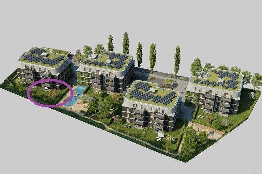 GRÜNE STADTVILLEN - 3 Zimmer mit 140m² Garten | Holzbauweise - Ruhig - Grün | Provisionsfrei! - Ansicht 6