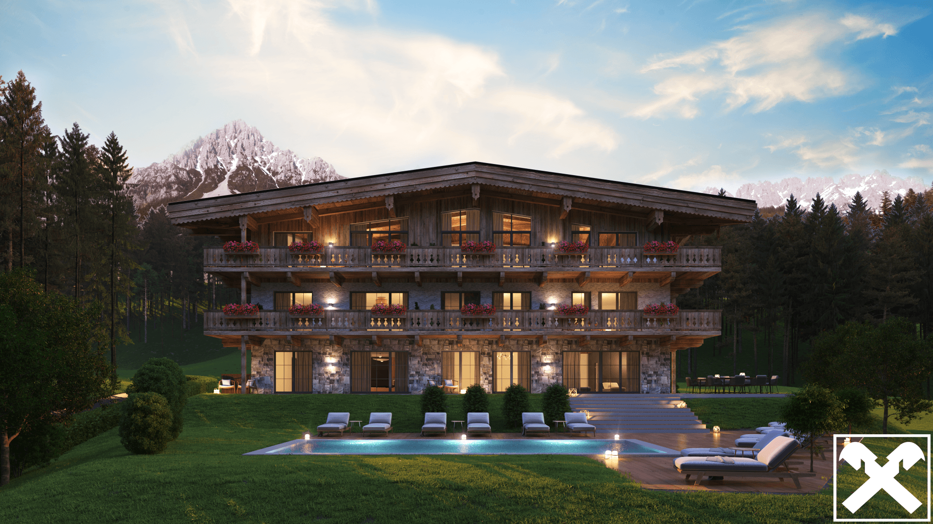 SUITES I ELLMAU Dämmerung