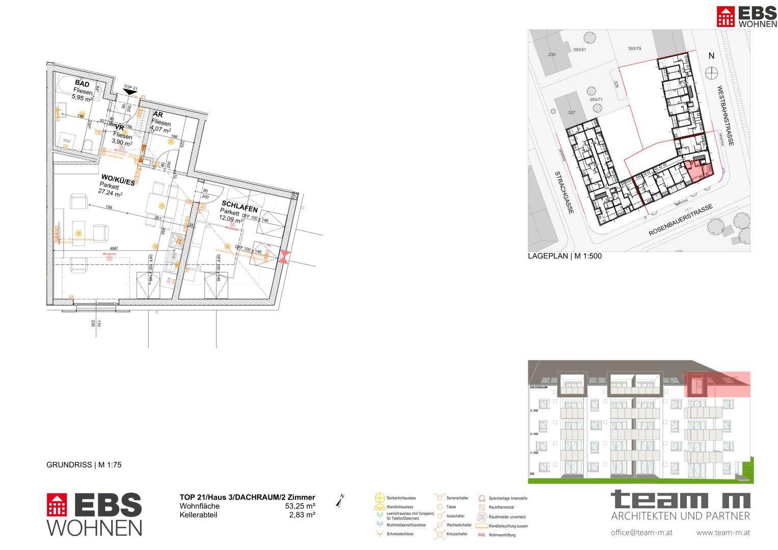 Wohnungsplan Top 21