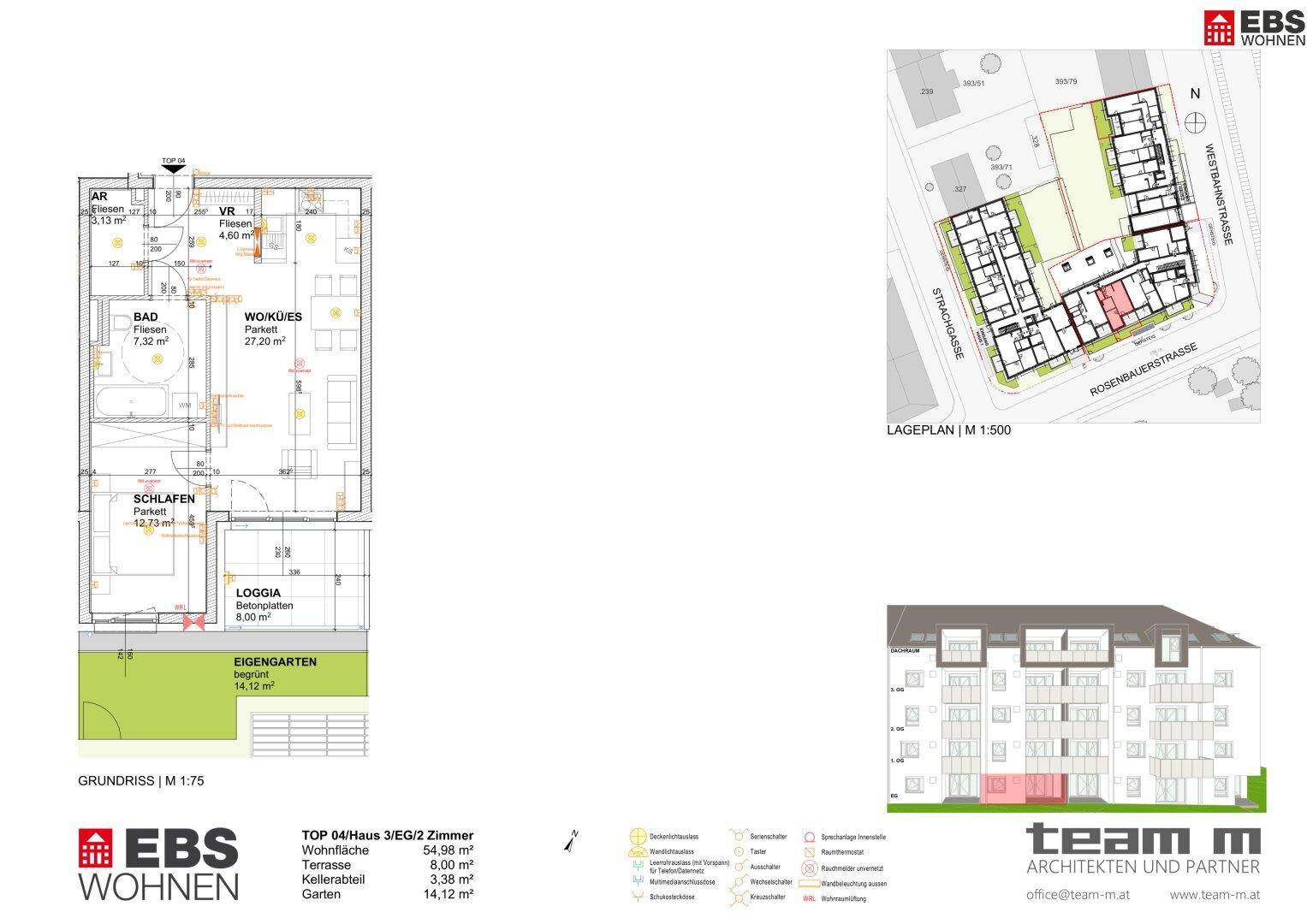 Wohnungsplan Top 4
