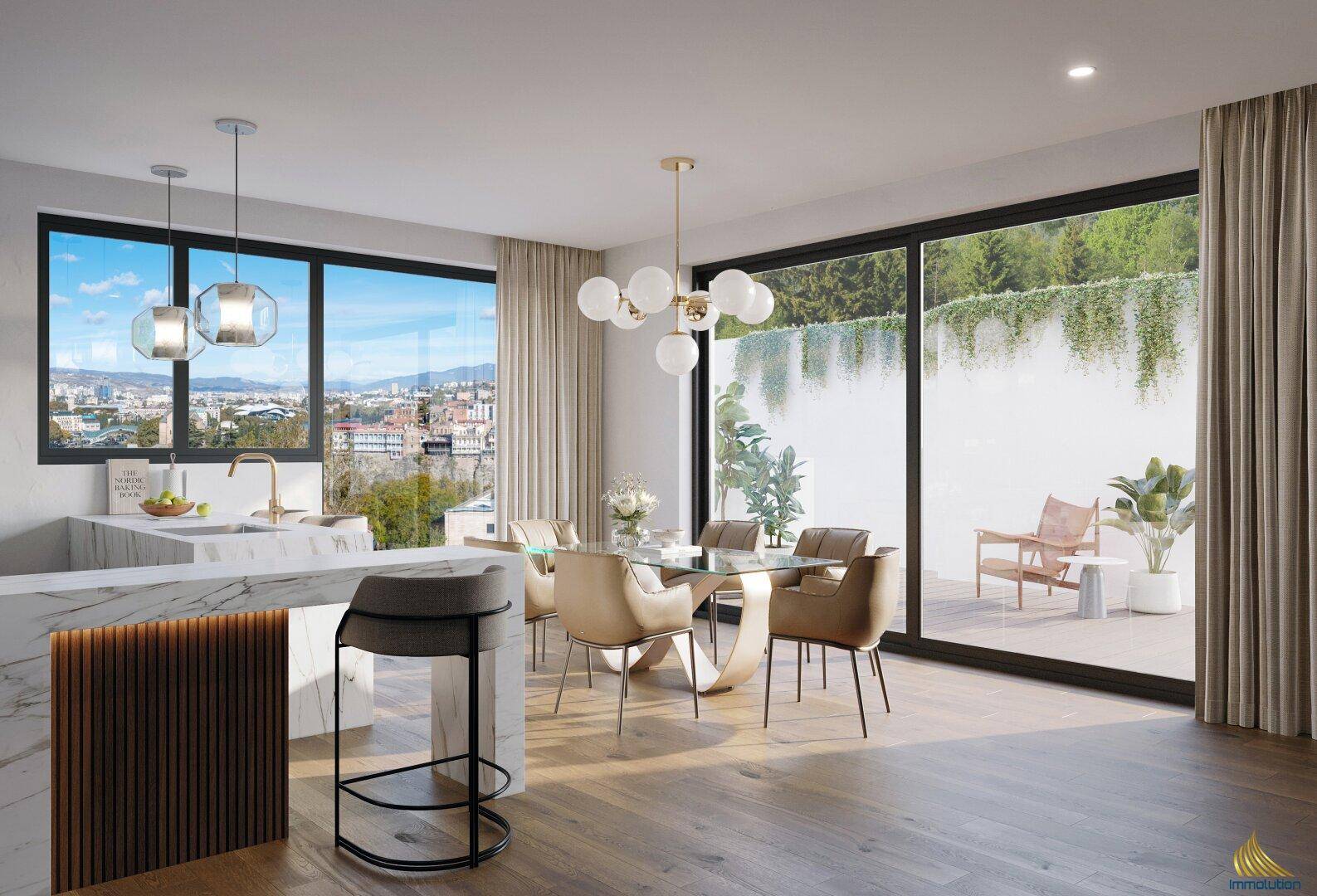 Exklusive Doppelhaushälfte | TOP 01 in Steinhaus bei Wels – modernes Wohnen mit Pool, Garten &amp; Panoramablick - Widok 2