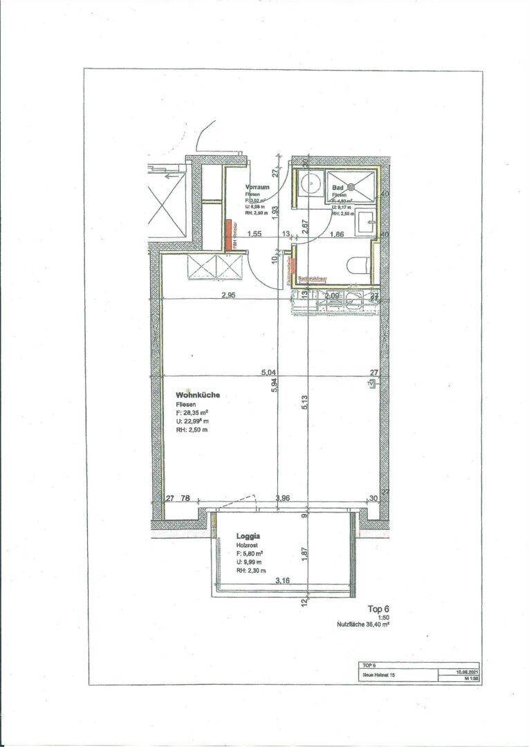 Plan - Modernes und geräumiges Appartement mit großer Loggia und Bergblick