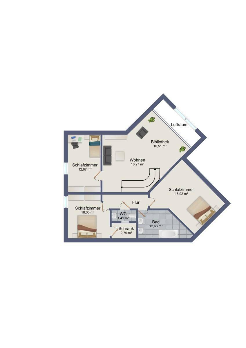 Grundrissplan