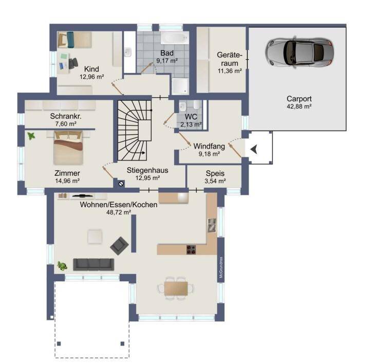 Grundriss EG
