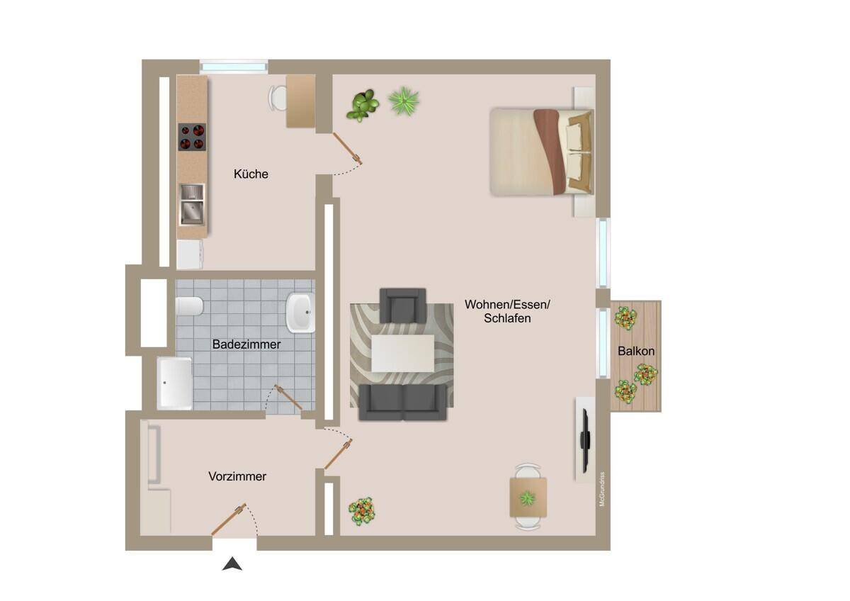 Grundrissplan