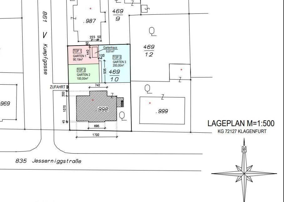 Lageplan Kumpfgasse