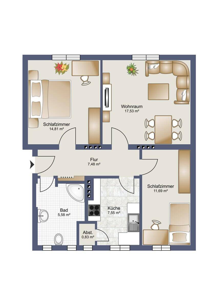 Grundrissplan